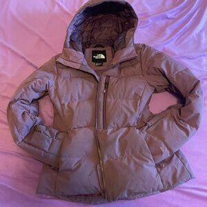 North Face Bubble Coat Women Small Purple